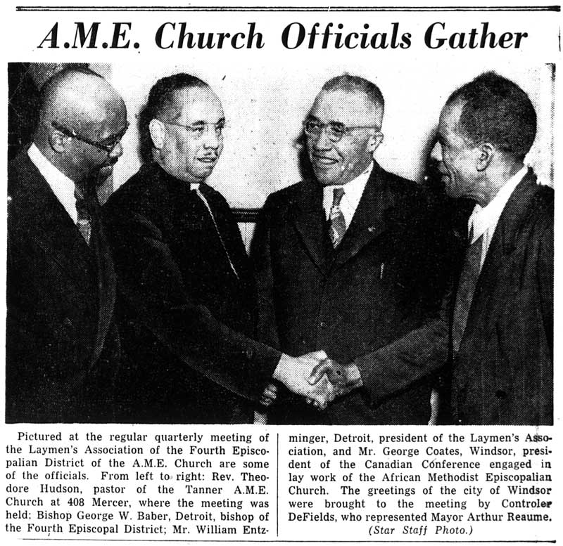 A.M.E. Church officials gather at Tanner African Methodist Episcopal Church