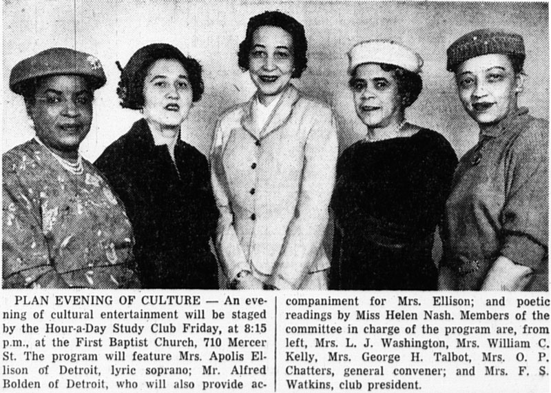 Hour-A-Day Study Club members plan a cultural evening, Windsor Star 25/03/1957