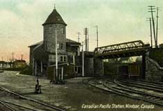 Canadian Pacific Railway station  courtesy of K. Knight 
