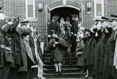 Funeral Service Honour Guard for Detective Alton C. Parker  Photo Courtesy of the Windsor Star 3/03/1989