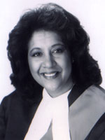 Hon. Madame Justice Micheline A. Rawlins, photo courtesy
                    of M.A.Rawlins
