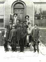 Prince Hall Masons on Mercer Street in the 1920's - Photo courtesy of Jim Allen 