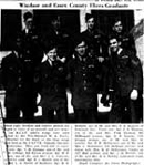 Windsor native and sports legend Fred Thomas gets his wings following RCAF flight training in Ottawa