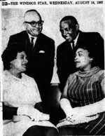 Dinner Dance at Cleary Auditorium brings together Masons and Order of the Eastern Star convention participants, Windsor Star 16/08/1967