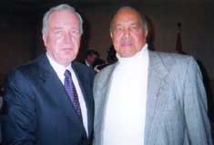 J. Lyle Browning with Prime Minister Paul Martin, 2005 – Photo courtesy of Lyle Browning