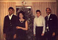 Mr. and Mrs. J. Lyle Browning with sons Joe and Bruce - photo courtesy of Lyle Browning
