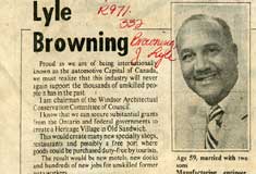 City Council candidate J. Lyle Browning