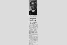 Obituary for Rev. F. O. Stewart