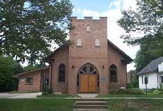 Sandwich First Baptist Church  Photo courtesy of Nancy Morand, City of Windsor Department of Heritage Planning