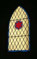 Window on fa�ade of Mt. Zion Full Gospel Church � photo courtesy of the City of Windsor, department of heritage planning