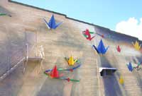 Peace Cranes - The Wyandotte Town Centre Mural Project - photo H. Soulliere