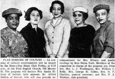 Hour-A-Day Study Club members plan a cultural evening, Windsor Star 25/03/1957
