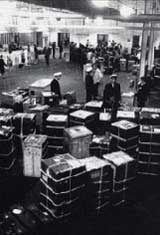 Steamer trunks at Pier21 Courtesy of Pier21