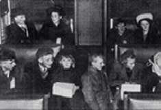 Checking Documents at Pier21 Courtesy of Pier21