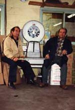 P11311 - Rosina Sorge - Picture of Igino Sorge and His brother in Law Frank Santoro Taken on the Early '70s at 
					Silverstein's at the Old Market