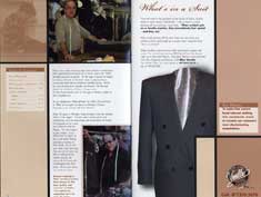 P11406B - Mike Vonella- Brochure about His company 'Vonella Custrom Clothing' and His Excellent Work