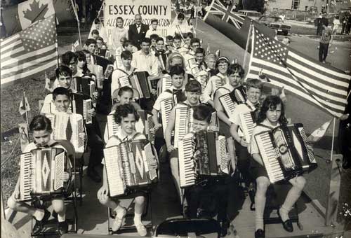 P11241  Pat Ciccones accordion class parade, Courtesy of Teresa Ciccone