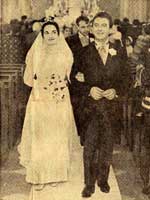 The Wedding of Emilia Cundari and Sergio Pezzetti in 1965. Courtesy of Aldo Cundari.