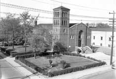 P10468 - St. Angela Merici Church original structure. Courtesy of St. Angela Merici Church
