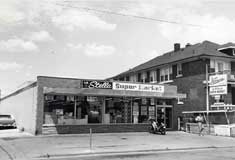 P12074 - The original building of La Stella Supermarket, 1969. Courtesy of Stella Occhinero