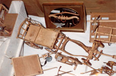 P10338 - Angelo Sfalcin's  miniatures. Courtesy of Bruno and Eleanor Sfalcin.