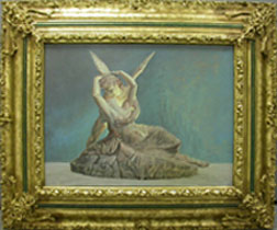 Framed Painting of Angel, by Francesco G. Biafora. Courtesy of Francesco G. Biafora.
