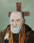  Padre Pio - 1978 - Woodcarving by Calegari Celso. Courtesy of Maria Abati.
